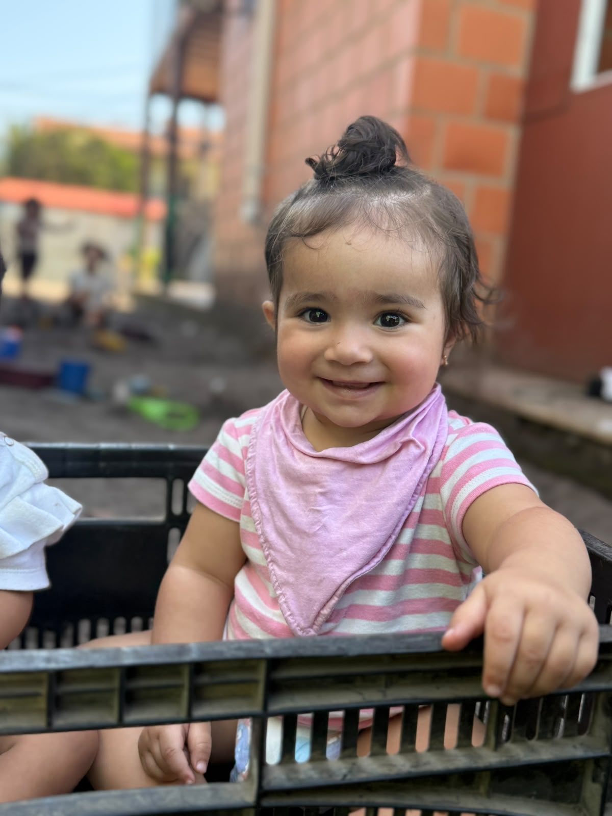 Bebê em uma vivência na OCA